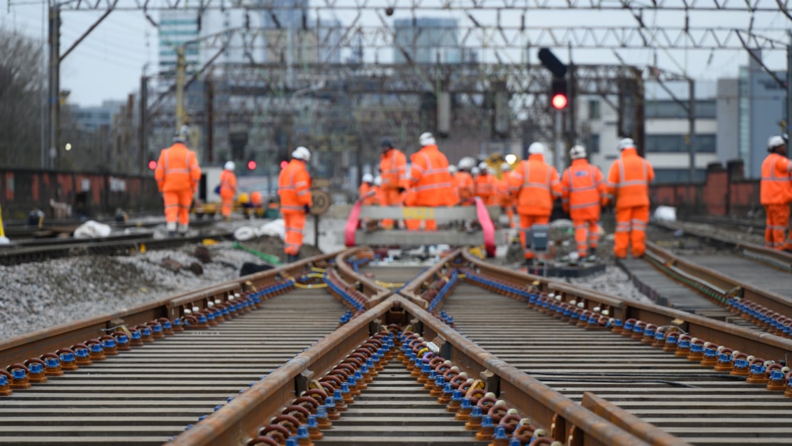 First trains return after nine-day £7.9m Manchester Piccadilly track upgrades: Piccadilly Corridor track upgrades February 2026