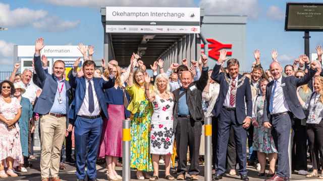 Landmark day for West Devon as Okehampton Interchange station officially opens:  Devon & Cornwall Rail Partnership-6