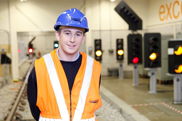 Ben Farrow-Stevenson from Aylesbury, Bucks (1): Network Rail apprentice Ben Farrow-Stevenson from Aylesbury, Bucks