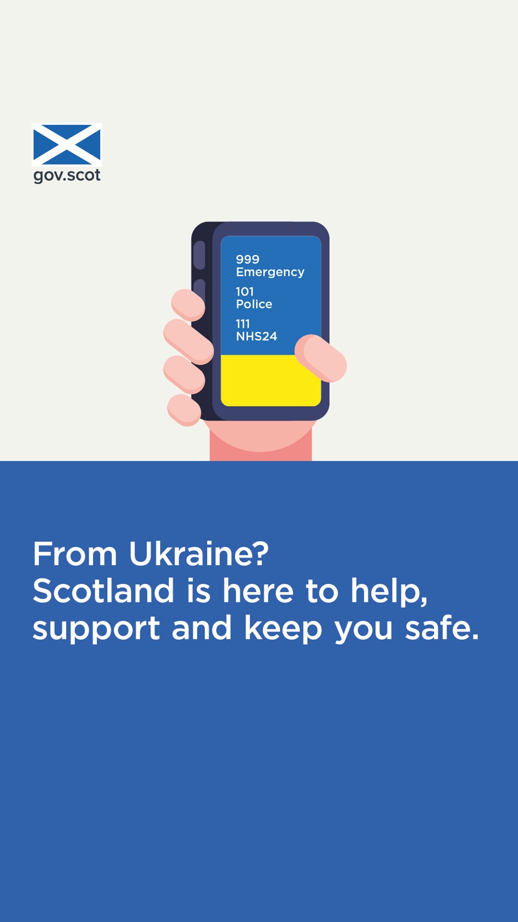 From Ukraine - Support - English -1080x1920 - Social - Ukraine Resettlement
