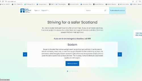 Tackling Misogyny - For Young People - Campaign Website