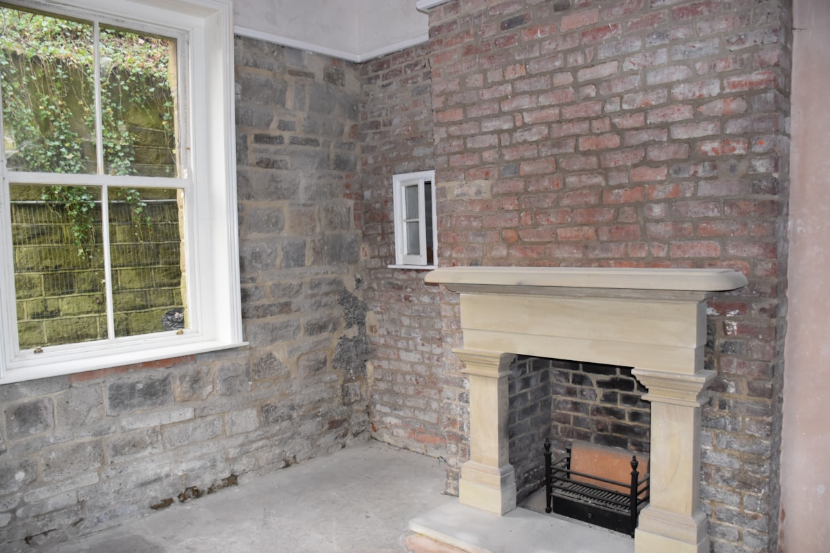 An image of one of the rooms inside the building at Mytholmroyd station