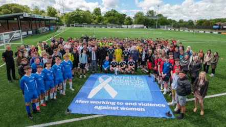 EAC White Ribbon football 42