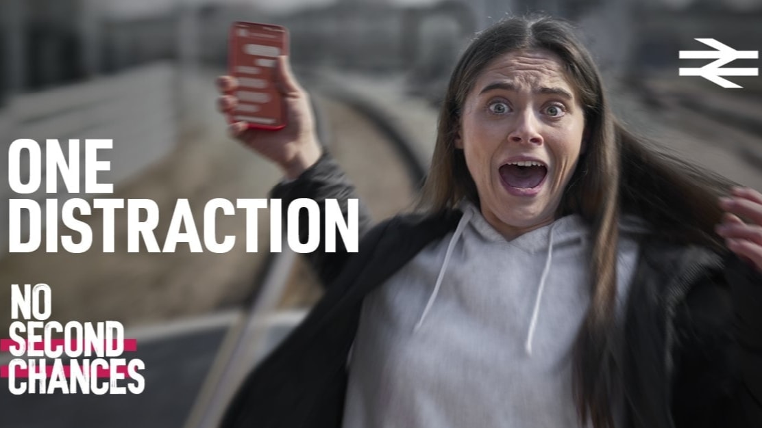 One in six people in Scotland admit browsing on phones at level crossings: No second chances student cropped