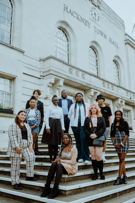 Cllr Anntoinette Bramble, with the new  hackney Youth Parliament