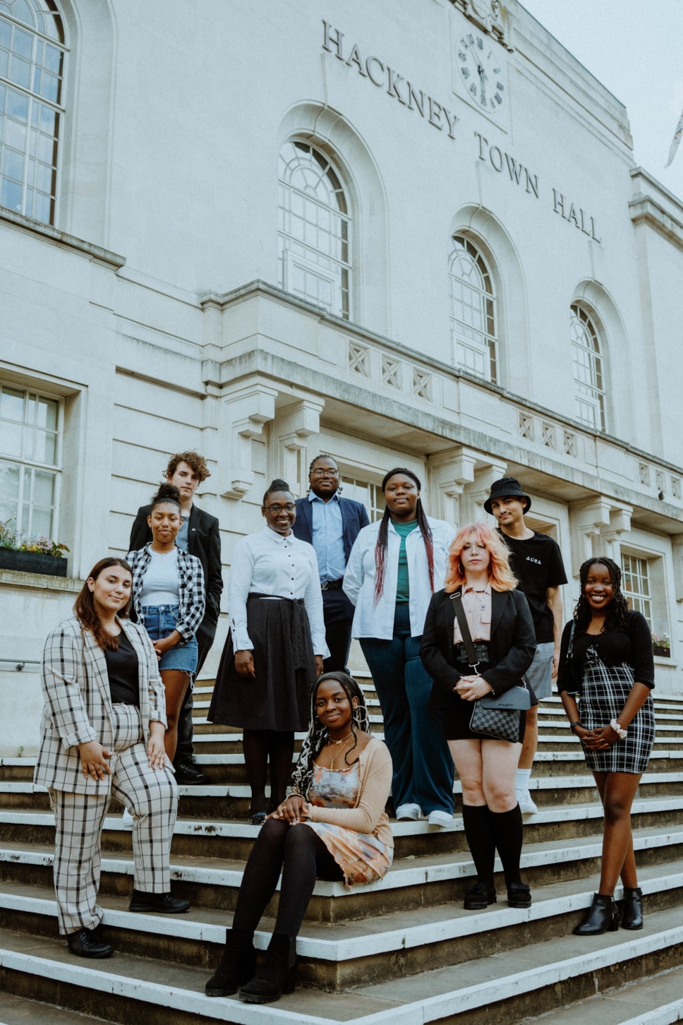 Cllr Anntoinette Bramble, with the new hackney Youth Parliament