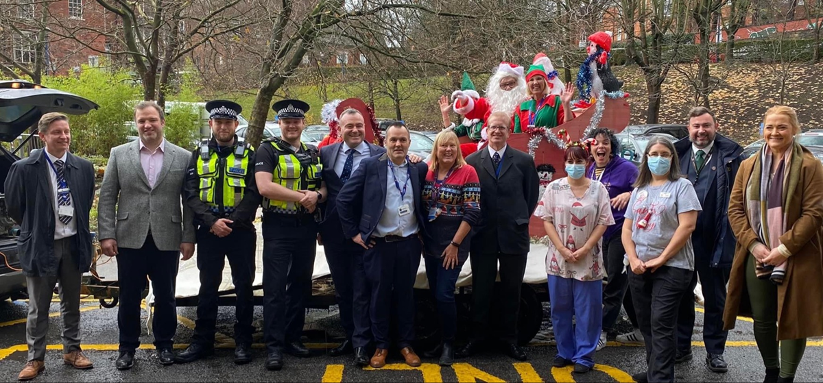 Northern colleagues and partners with their donations to Leeds Children's hospital