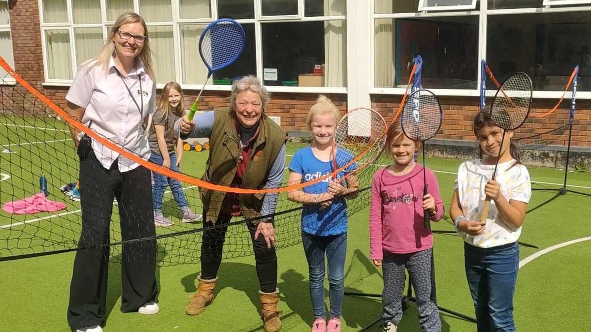 Cllr Cosima Towneley visited HAF clubs