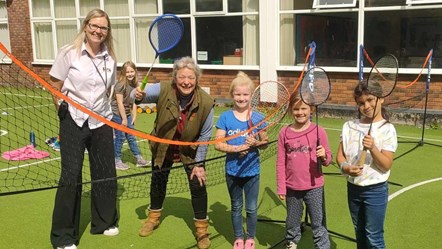 Cllr Cosima Towneley visited HAF clubs