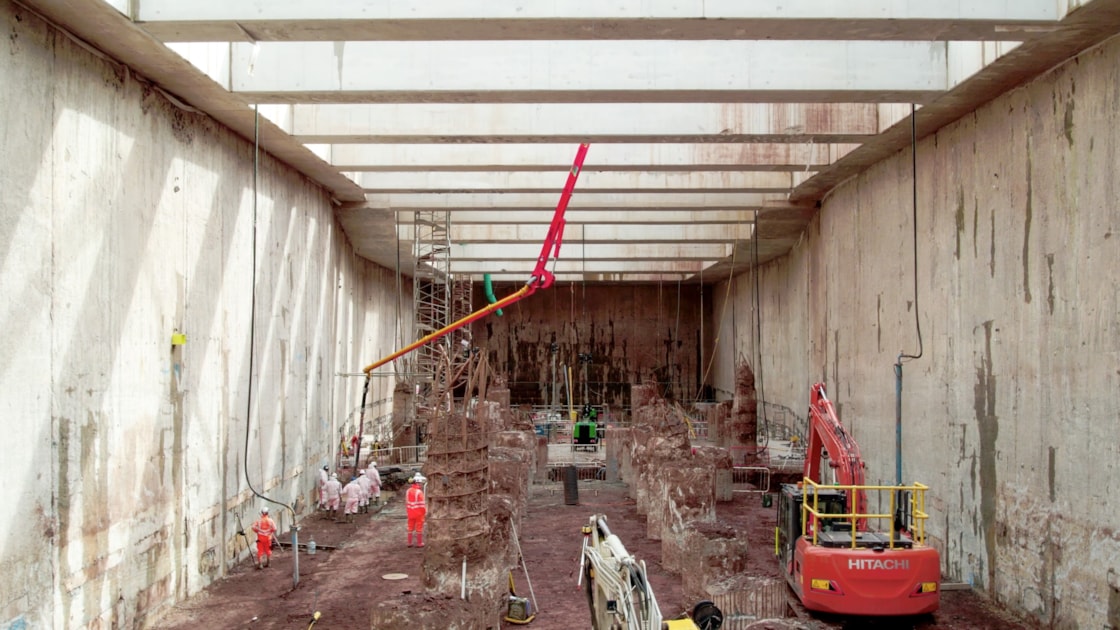 Bromford Tunnel west portal complete at Washwood Heath