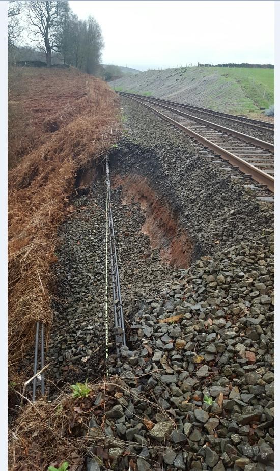 Good news for Northern Rail customers after Armathwaite storm damage repaired: Armathwaite storm damage-2