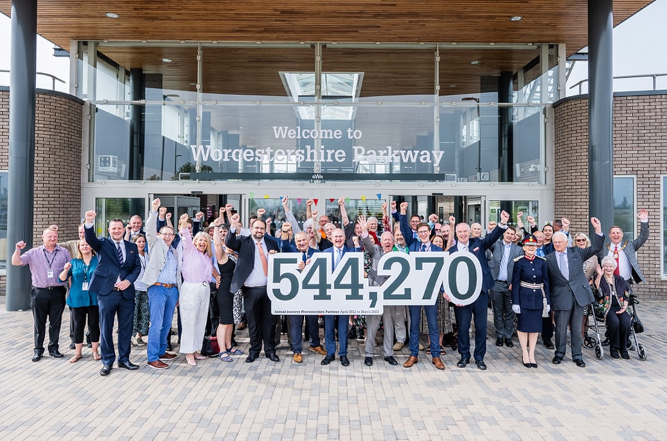 Worcestershire Parkway passenger numbers exceed all expectations