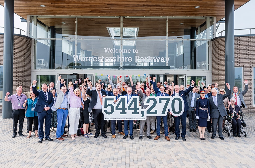 Worcestershire Parkway passenger numbers exceed all expectations