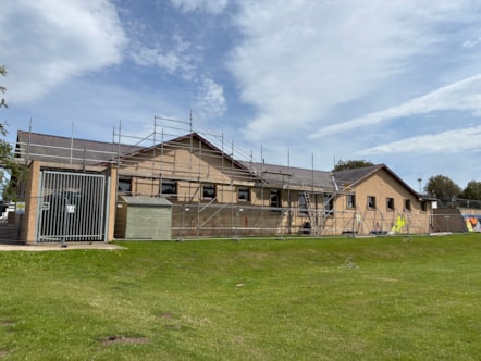 Tomintoul Primary School gets roof repairs in summer 2025.