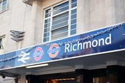 Richmond station front signage: Richmond station front signage