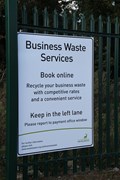 Business Waste Sign