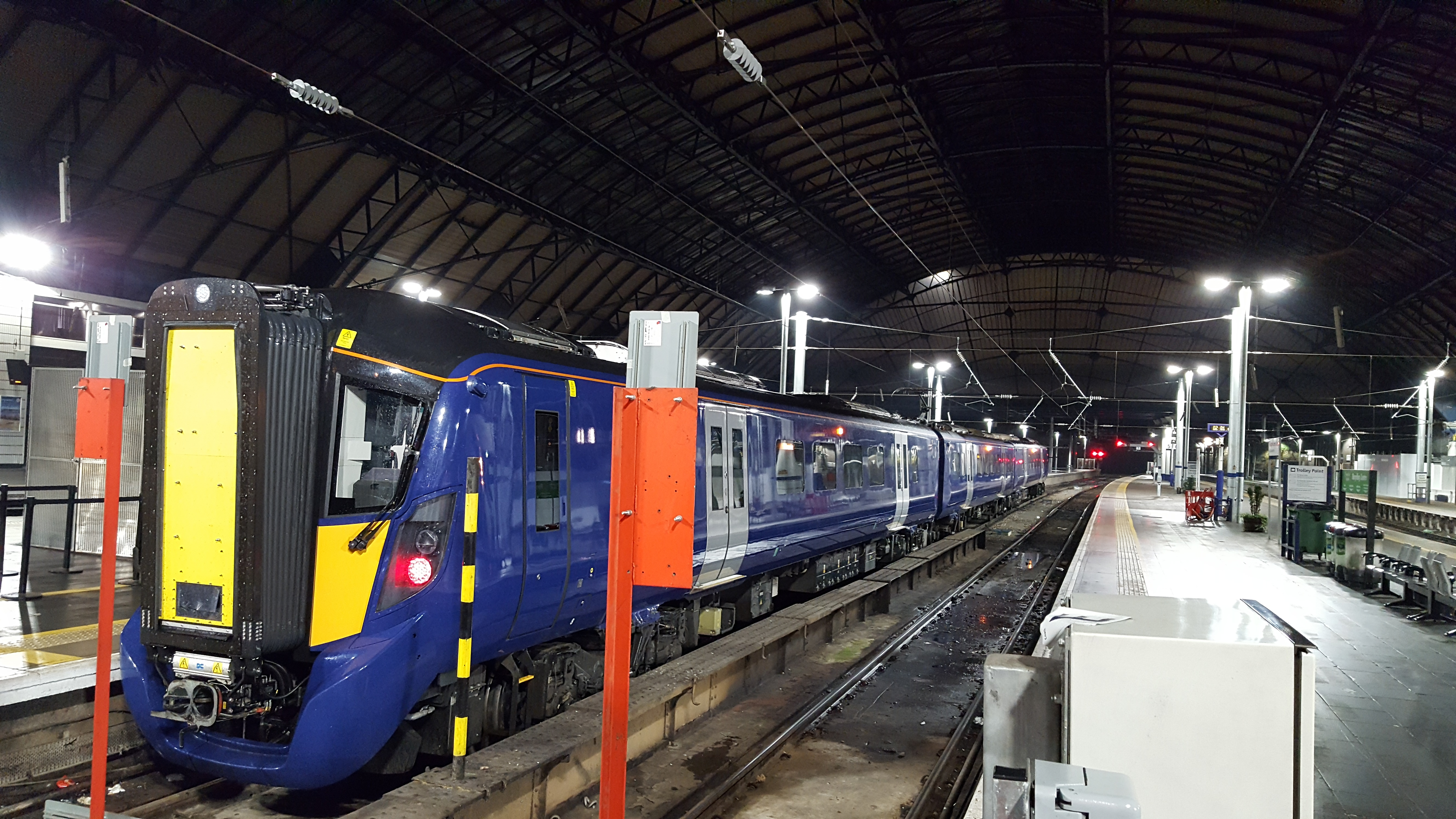 EGIP update first electric train runs full Edinburgh Glasgow line