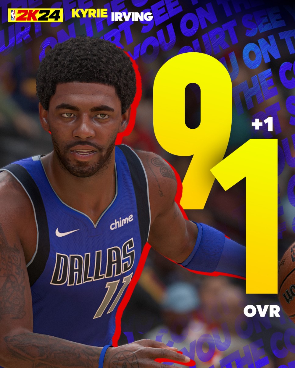 NBA 2K24 Ratings Update 8 Kyrie Irving 2K Newsroom