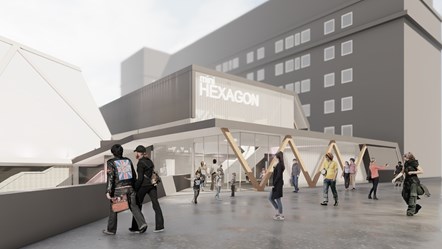 New Hexagon Building - artists impression