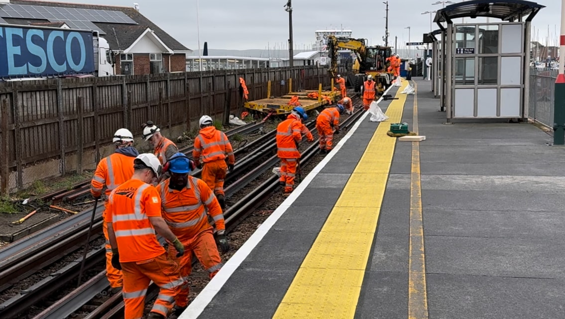 TWO WEEKS TO GO: Lymington Branch Line to close for two weeks for vital pier improvements: Lymington Pier upgrade (3)-2