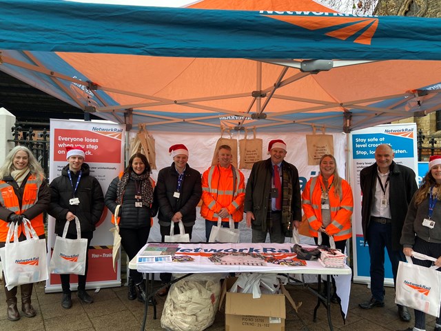 Lincoln Christmas market-goers urged to stay safe around the railway: Lincoln Christmas market-goers urged to stay safe around the railway