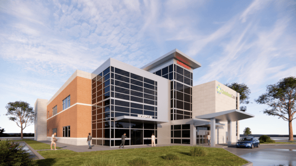 ChristianaCare Plans to Build Health Campus in Georgetown, Delaware: Health Campus Rendering