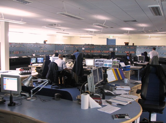 King's Cross Signal Box Extension Opening: The signalling floor at the extended and refurbished King's Cross Signal Box