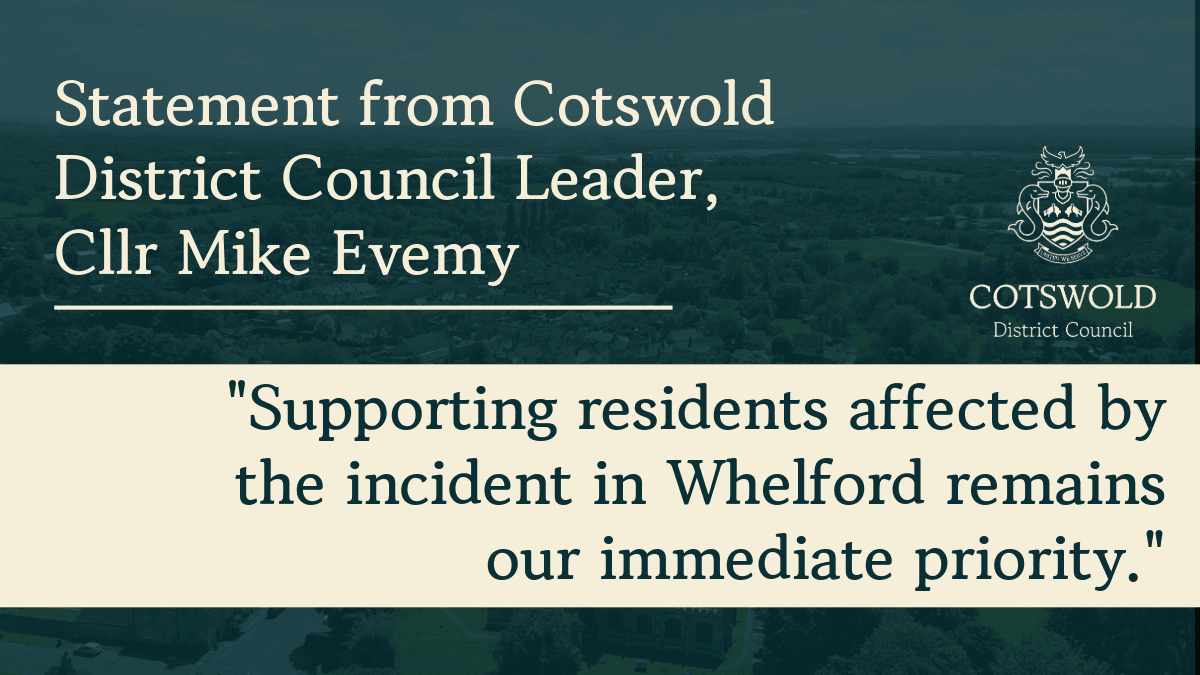 Statement from council leader