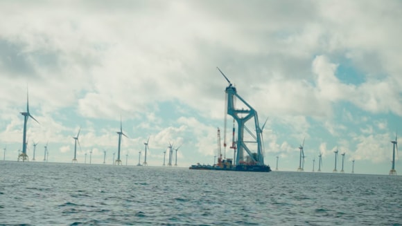 EIB and Iberdrola sign a €500 million green loan for the Windanker offshore wind farm in German Baltic Sea: Iberdrola INSTALACION WINDANKER 2 cropped