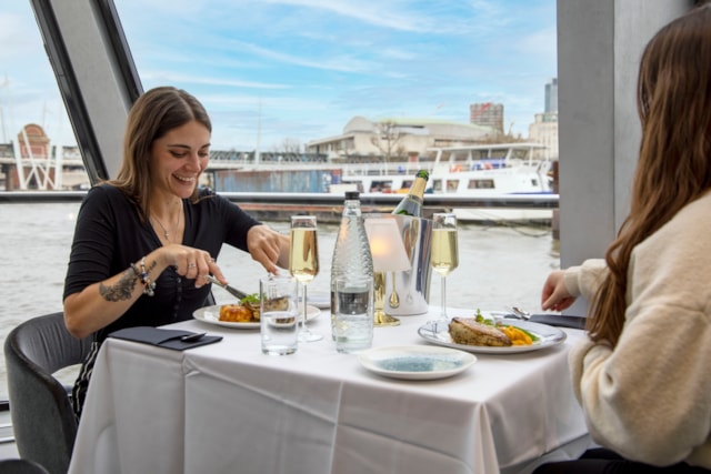 City Cruise London. Enjoy a delicious two course lunch for two and great views with a London river cruise lunch while relaxing and taking in London’s riverside attracti