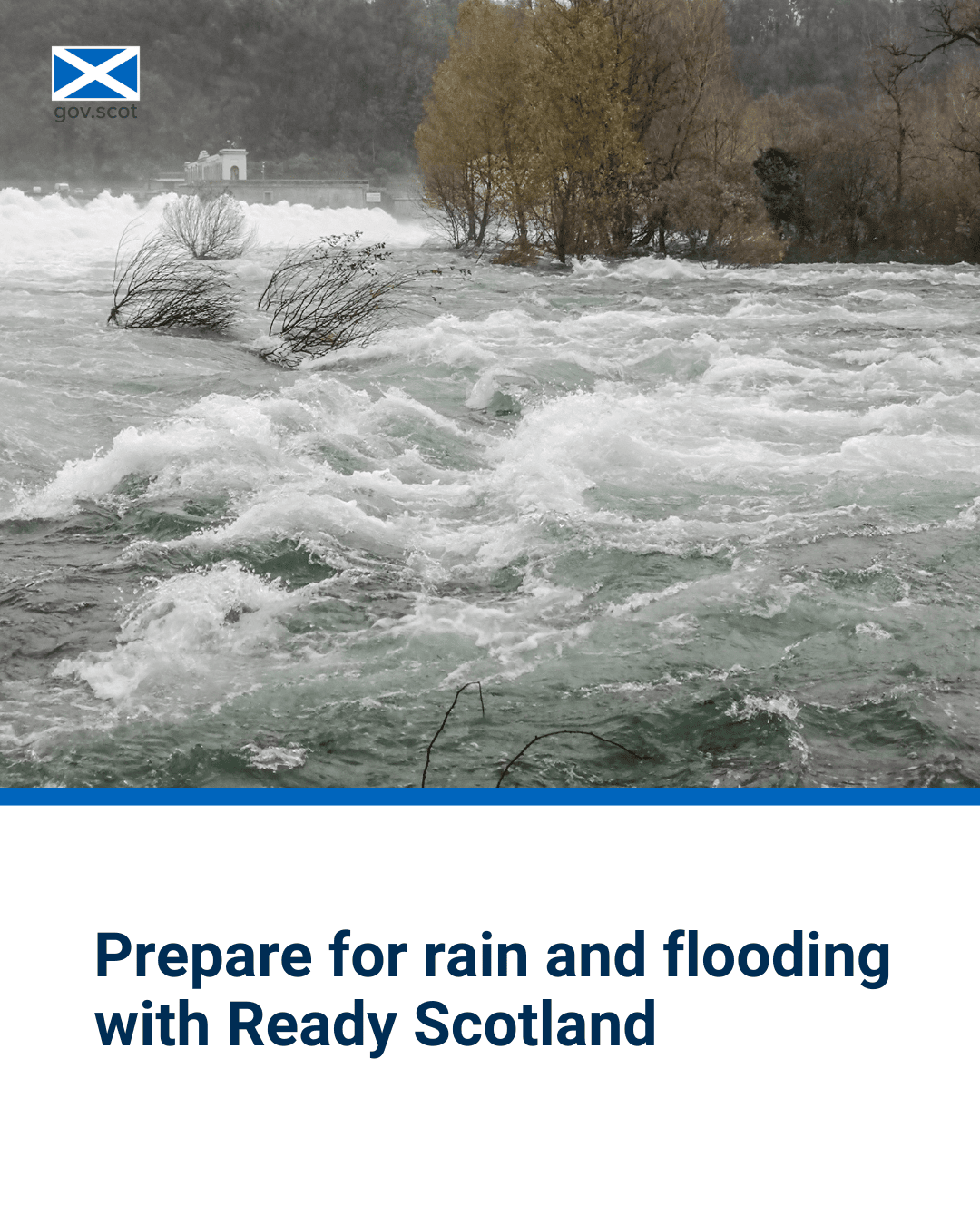 Rushing water - Portrait - Flooding - SG Resilience - September 2025