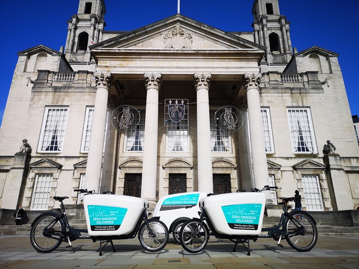Leeds city council and partners secure grant to buy more electric-cargo bikes for sustainable deliveries in West Yorkshire: E-Cargo City Centre Pictures (7)
