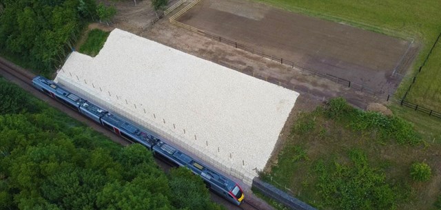 Sudbury branch line works