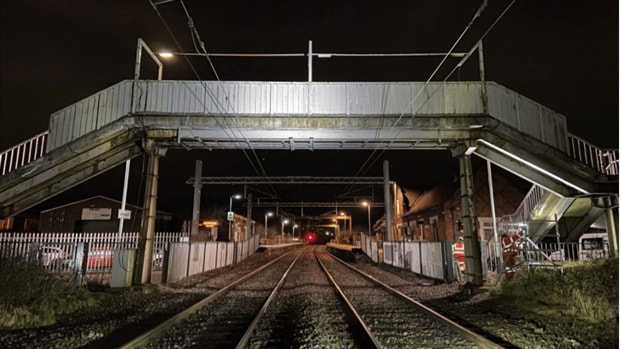 Essential safety upgrades for Longport footbridge this summer: 175889 Longport FB - SE elevation