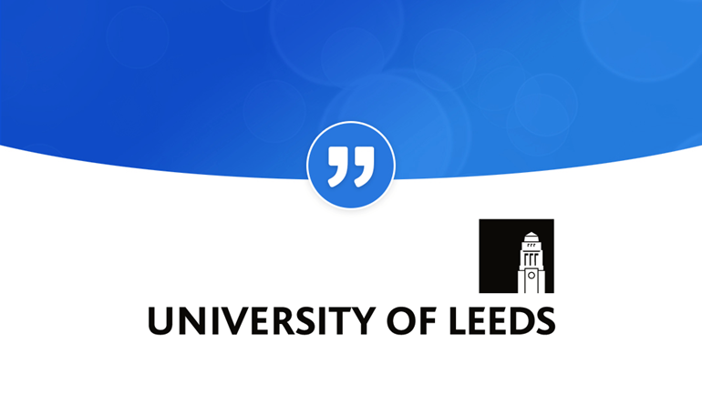 University of Leeds "PRgloo is intuitive and easy-to-use": LeedsUniQuote