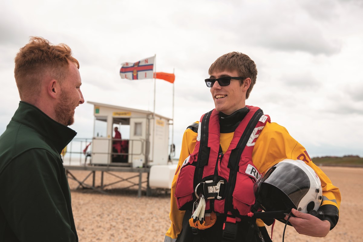 RNLI Crew Member and Haven Park Ranger