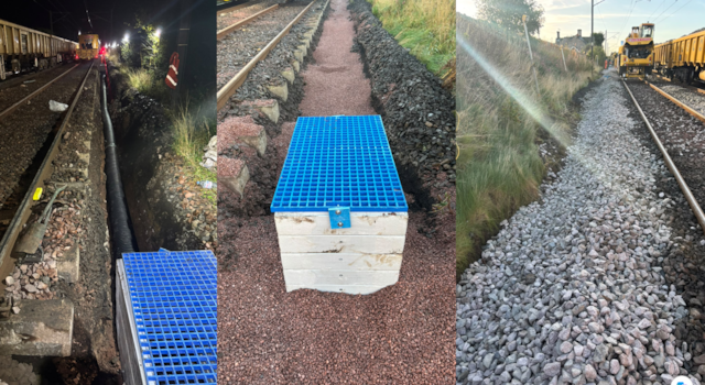 Scremerston drainage collage: Scremerston drainage collage