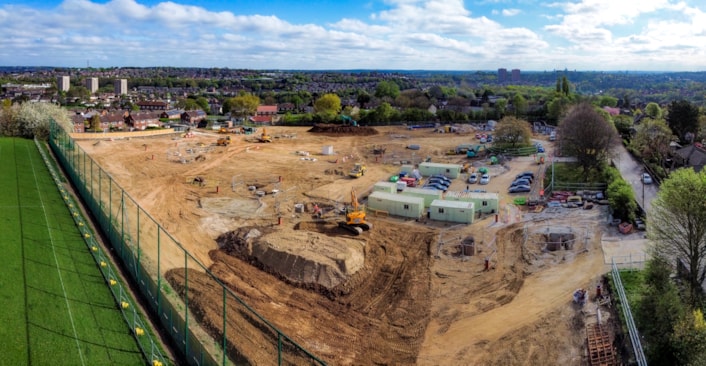 Hough Top 3: The new Hough Top housing development currently taking shape at Swinnow, near Pudsey in Leeds.