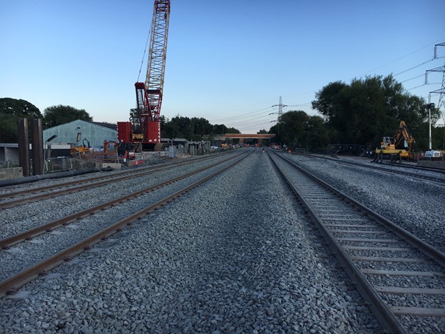 Didcot to Oxford line re-opened on schedule following improvement works: Towards Didcot (2)