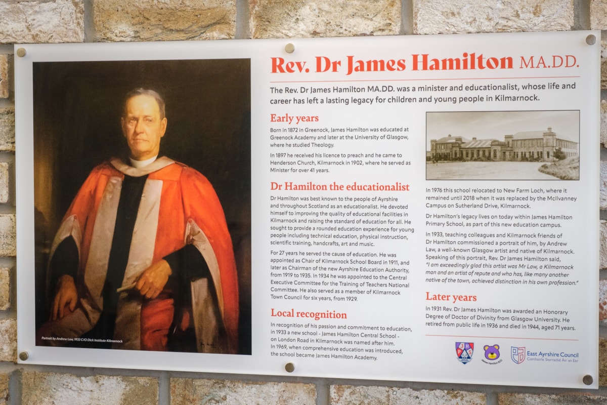 official plaque designed