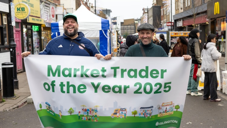 Greengrocer and paella specialist win Islington's Market Trader Awards 2025