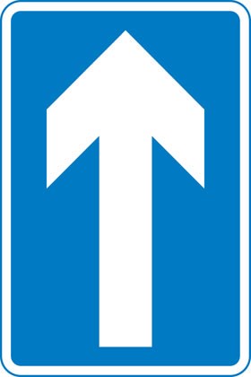 one way traffic sign