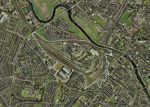 YORK TO GET MAJOR REDEVELOPMENT: York ariel