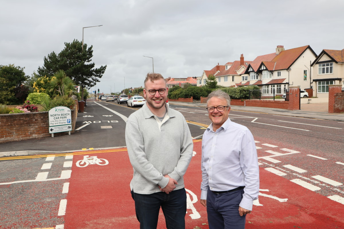 From left, Cllr Scott Smith and Cllr Rupert Swarbrick