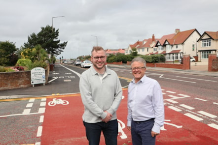 From left, Cllr Scott Smith and Cllr Rupert Swarbrick