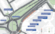Hogarth roundabout map: Hogarth roundabout map