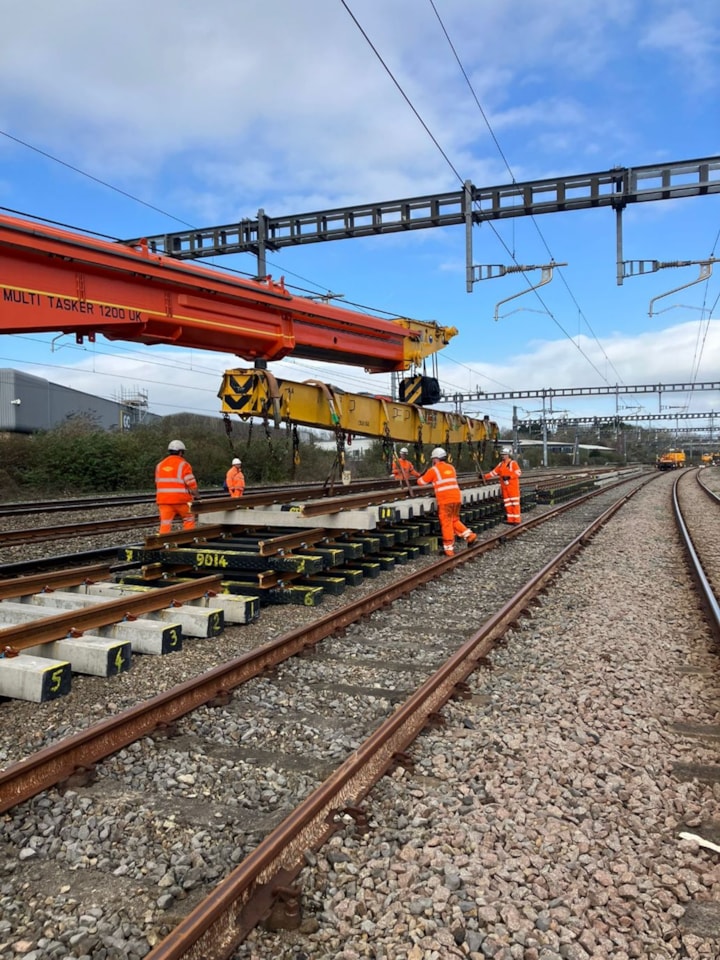 Cardiff-Newport track renewals March 2026.2