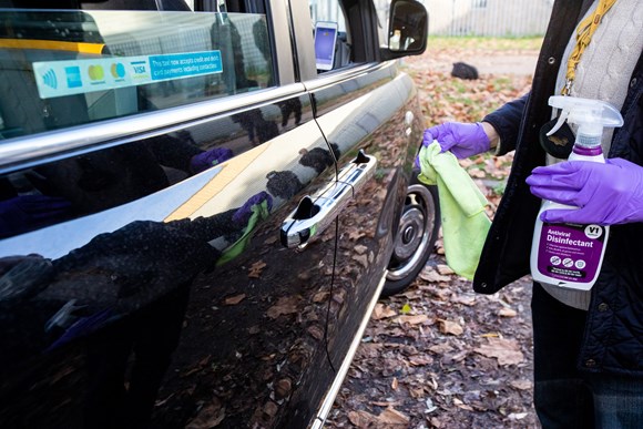 TfL Image - Cleaning taxi
