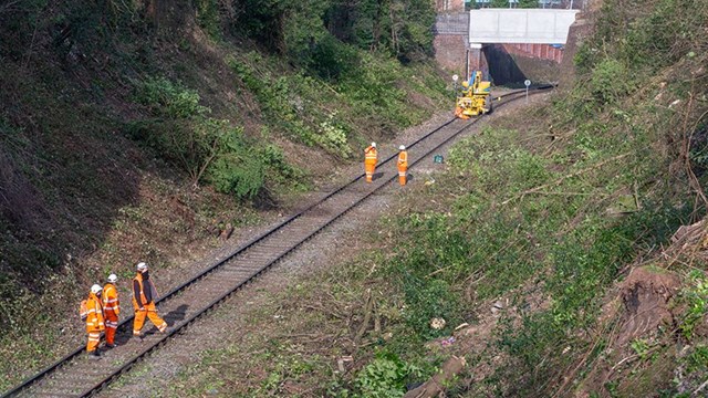 Previous work by Network Rail on Stourbridge Town branch line