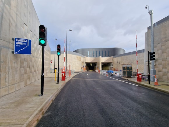 Low-income residents, local businesses and charities invited to pre-register for Silvertown and Blackwall tunnel user charge discounts: TfL Image - Silvertown Entrance and sign